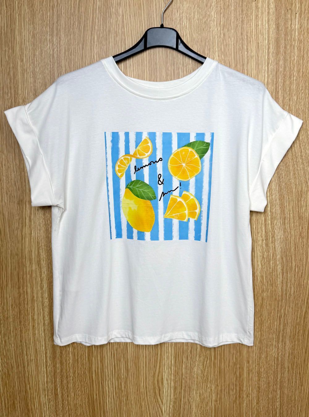 Camiseta Lemons Sun blanca