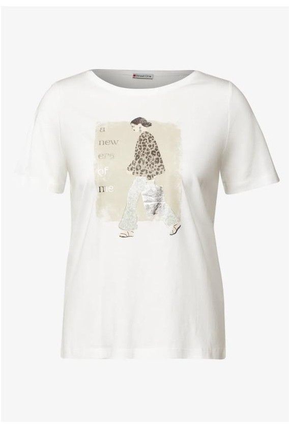 Camiseta m/c A new era of me Street One Off White