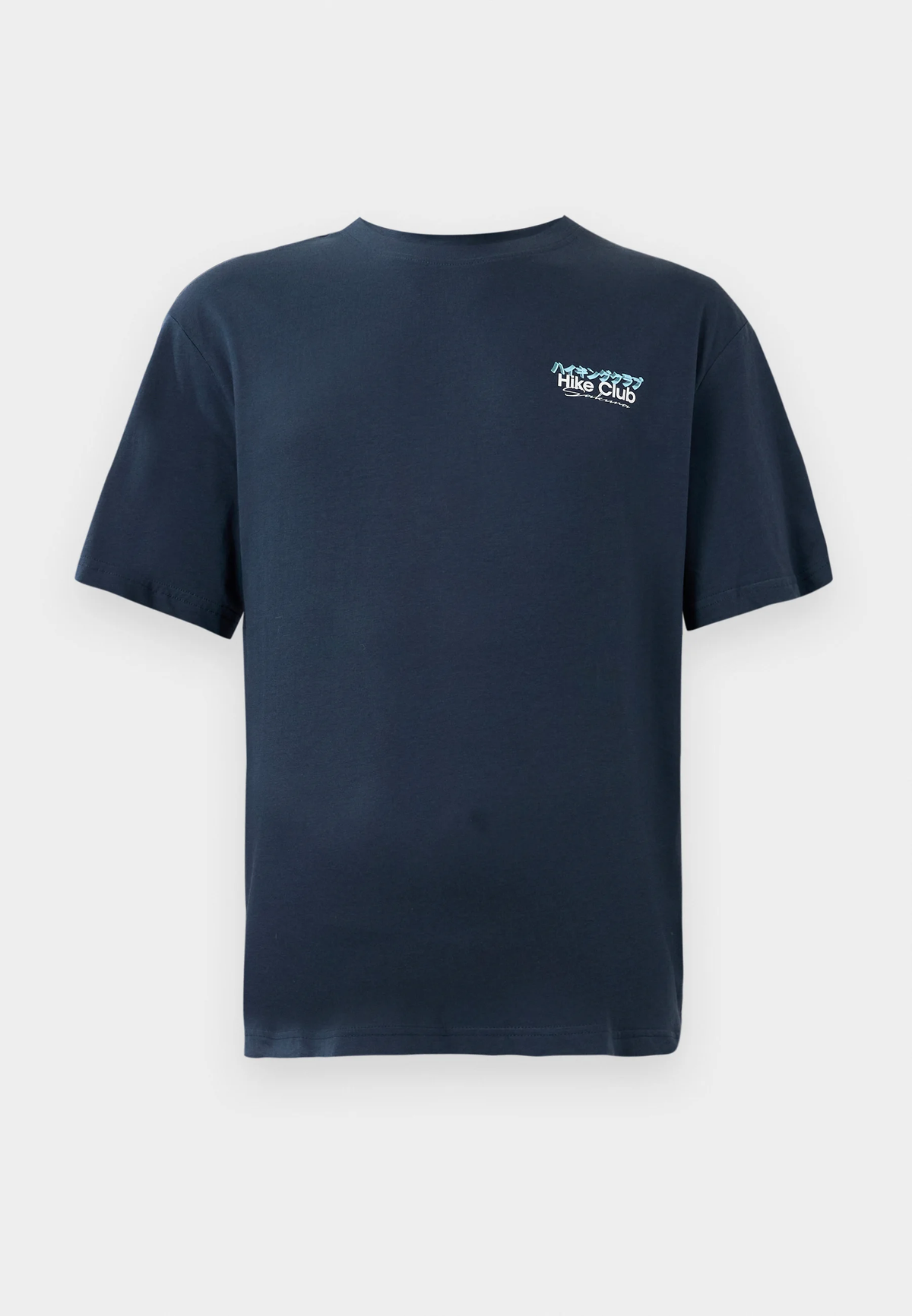 Camiseta m/c con backprint Hike club Only & Sons Blue Nights