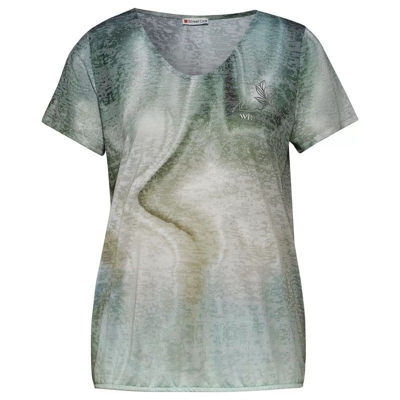 Camiseta m/c con degradado color Street One Green