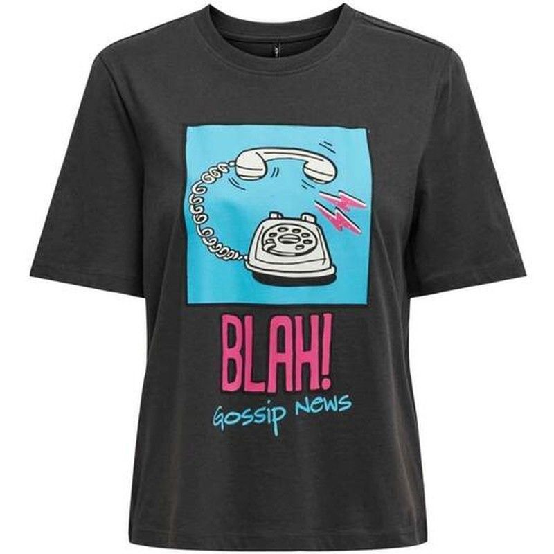 Camiseta m/c con dibujo teléfono Only Phantom