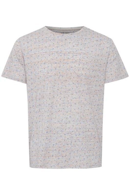 Camiseta m/c con dibujos palmeras & cactus Blend Of America Oyster Mushroom