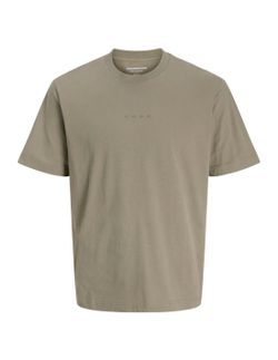 Camiseta m/c con letras Core Jack & Jones Vetiver
