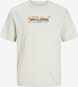 Camiseta m/c con letras pequeñas branding Jack & Jones Desert Sage