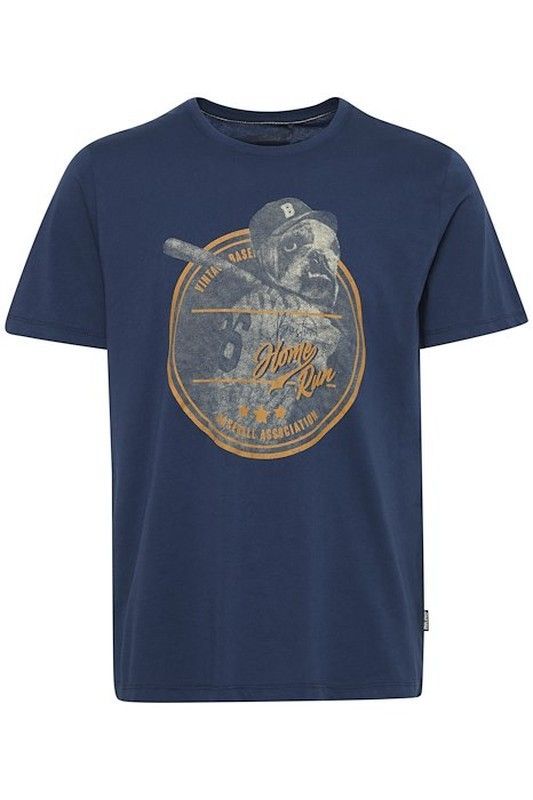 Camiseta m/c con print Home run Blend Of America Dress Blue