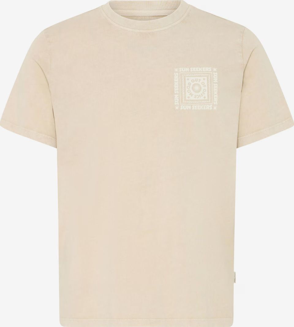 Camiseta m/c con print monocolor Blend Of America Flan