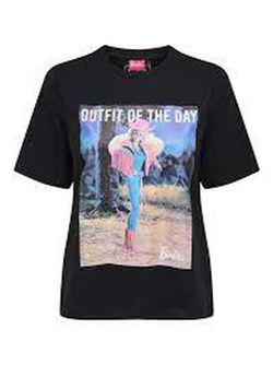 Camiseta m/c con print multicolor Only Black