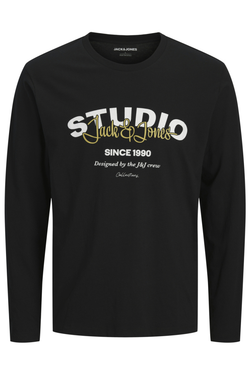 Camiseta m/l J&J Studio Jack & Jones Black