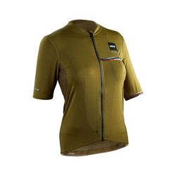 👕🚴‍♀️ Camiseta/Maillot Leatt MTB Endurance 5.0 Cargo Mujer Marrón Brass | Estilo y rendimiento 🌟