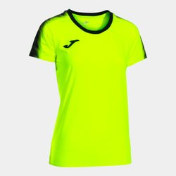 Camiseta Manga Corta Elite Xi Amarillo Fluor Negro