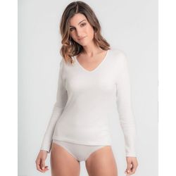 Camiseta manga larga mujer p04am  termal natural  playtex princesa