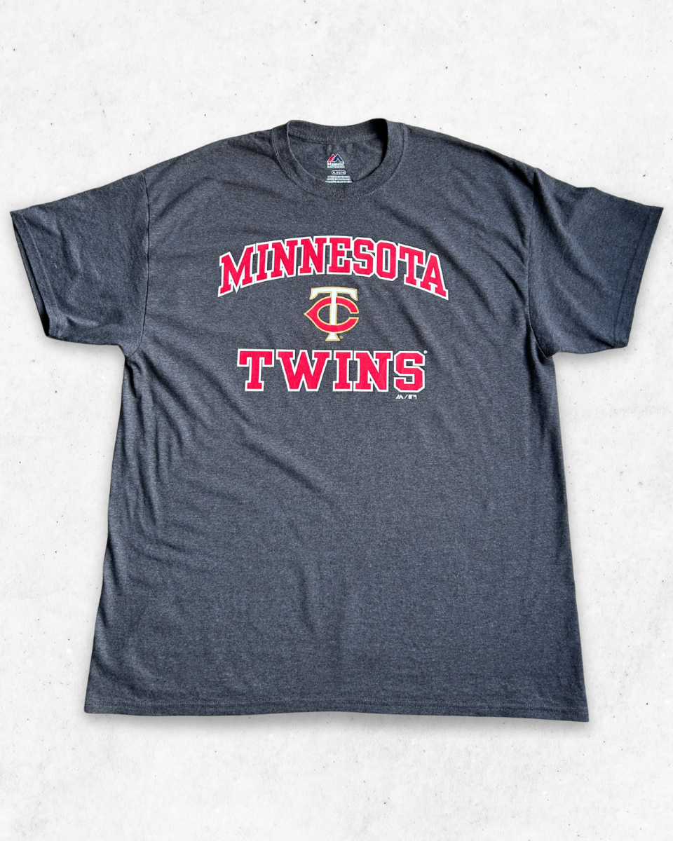 Camiseta MLB Minnesota Twins Gris XL