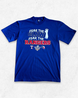 Camiseta MLB Texas Rangers Azul M