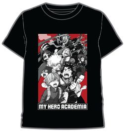 CAMISETA MY HERO ACADEMY NEGRO