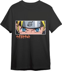 Camiseta Naruto Shipp Naruto Eyes Negro T