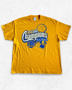 Camiseta NBA Golden State Warriors The Finals Champions 2015 Amarillo Mostaza XXL