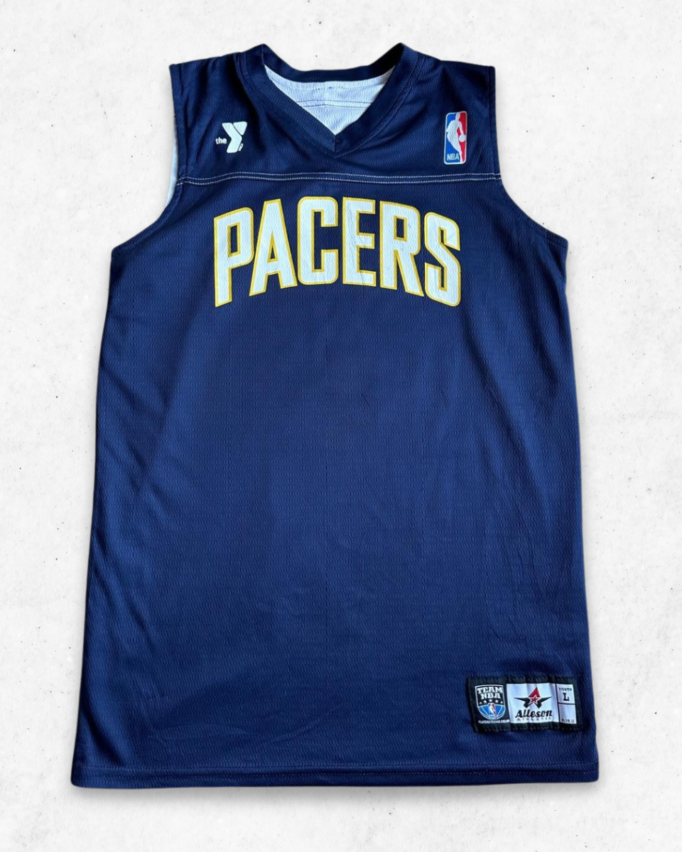 Camiseta NBA Indiana Pacers Reversible Azul Marino y Blanco L