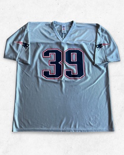 Camiseta NFL New England Patriots 39 Maroney Gris XXL