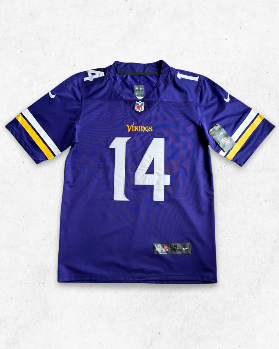 Camiseta NFL Nike Minnesota Vikings 14 Stefon Diggs Morado S