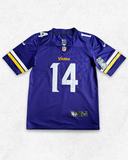 Camiseta NFL Nike Minnesota Vikings 14 Stefon Diggs Morado S