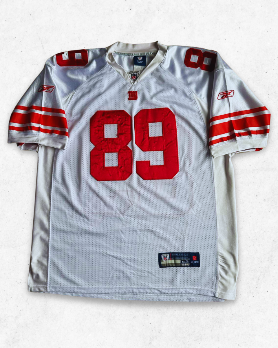 Camiseta NFL Reebok New York Giants 89 Kevin Boss Blanco XL