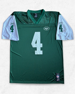 Camiseta NFL Reebok New York Jets 4 Favre Verde XL