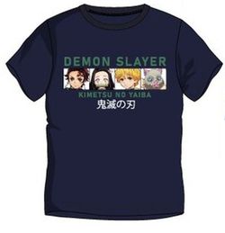 Camiseta Niño MC Demon Slayer Marine Blue