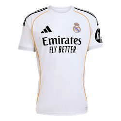 Camiseta Oficial Real Madrid Primera Equipación 25/26 Adulto