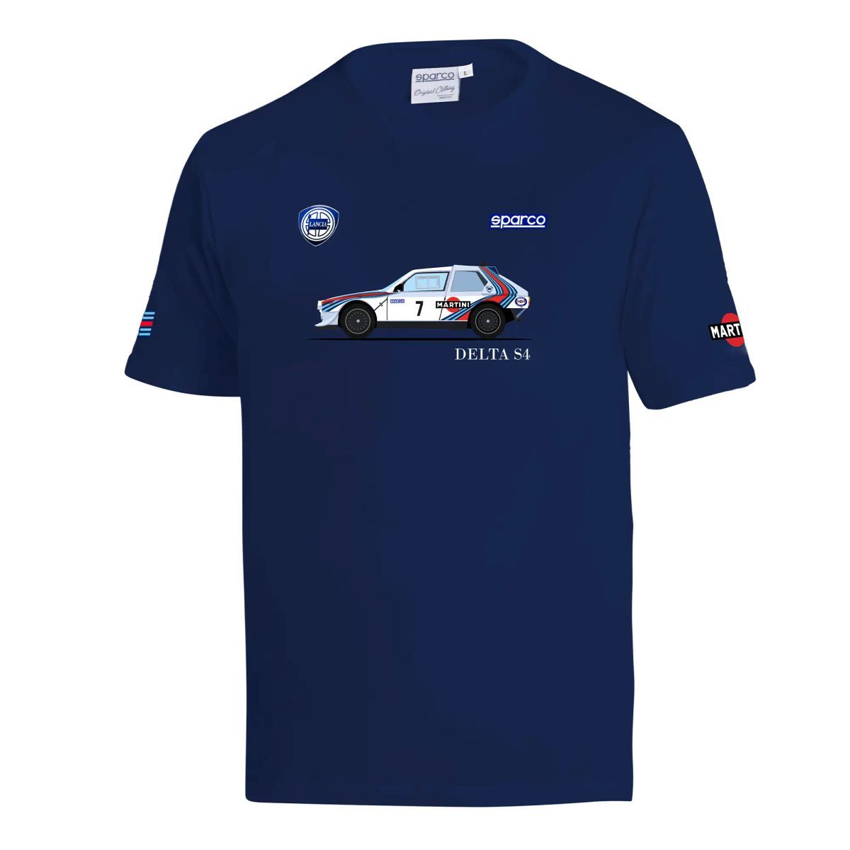 CAMISETA OFICIAL SPARCO MARTINI RACING X LANCIA DELTA S4