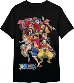 Camiseta One Piece Crew Negro T