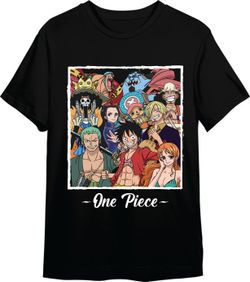 Camiseta One Piece Crew Negro T