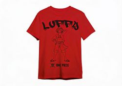 Camiseta One Piece Luffy Rojo