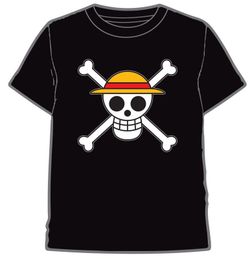 CAMISETA ONE PIECE SKULL BLACK