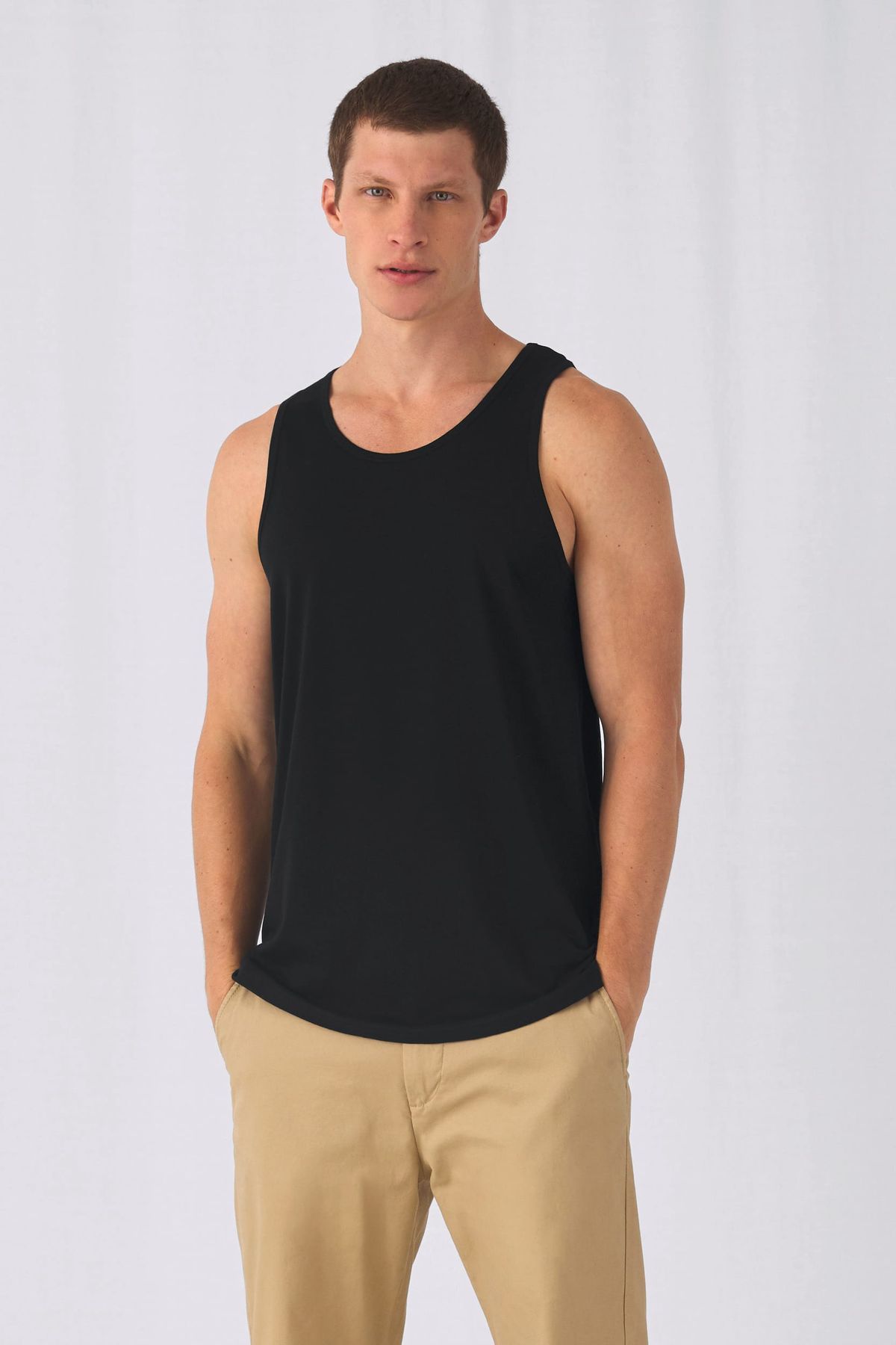 Camiseta orgánica Inspire sin mangas hombre