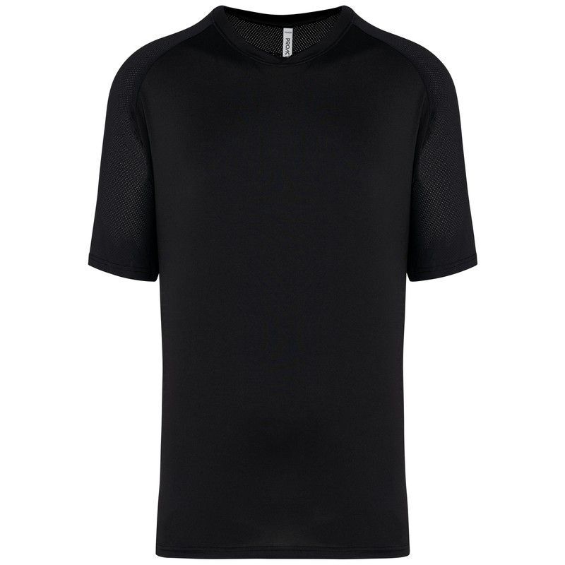 Camiseta pádel bicolor mangas raglán hombre