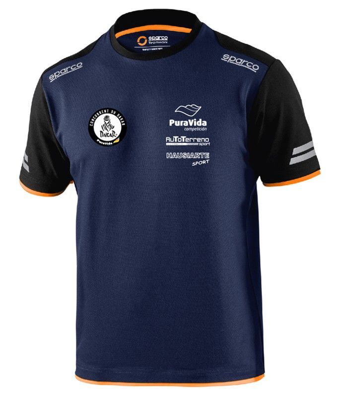 CAMISETA SPARCO ESCUDERIA DAKAR AUTOTERRENO SPORT & PURAVIDA COMPETICION