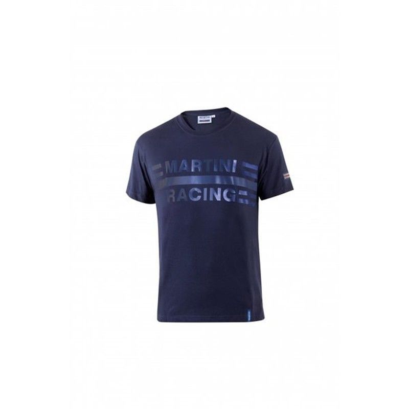 CAMISETA SPARCO MARTINI RACING CON LOGO SOBRE TONO