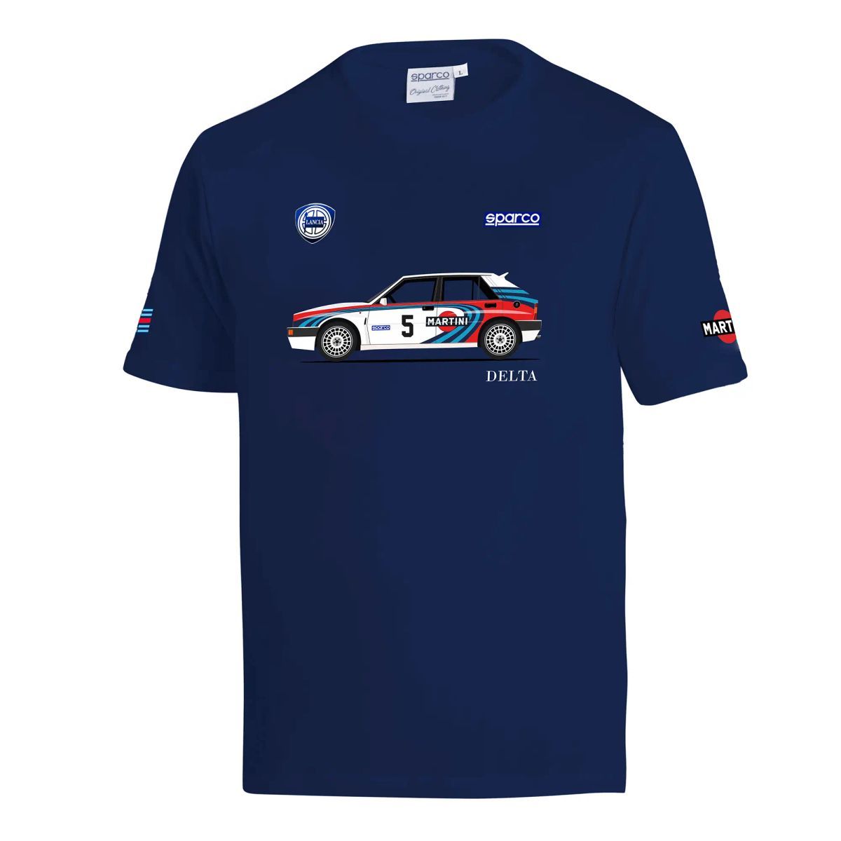 CAMISETA SPARCO MARTINI RACING X LANCIA DELTA HF INTEGRALE