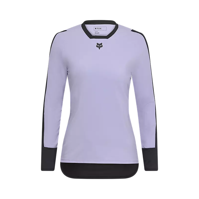 🚵‍♀️👕 Camiseta Técnica Fox Defend Thermal Mujer – Color Lila  Rendimiento y Calidez para el MTB ❄️🔥