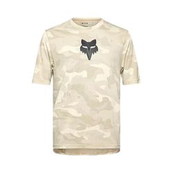 🚵‍♂️ Camiseta Técnica Fox Ranger TruDri™ – Comodidad y Rendimiento para MTB Crema