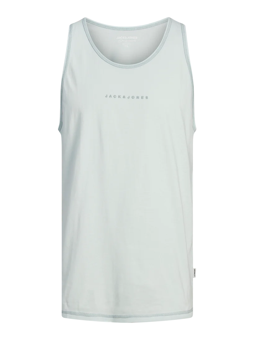 Camiseta tirantes con letras pequeñas pecho Jack & Jones Skylight