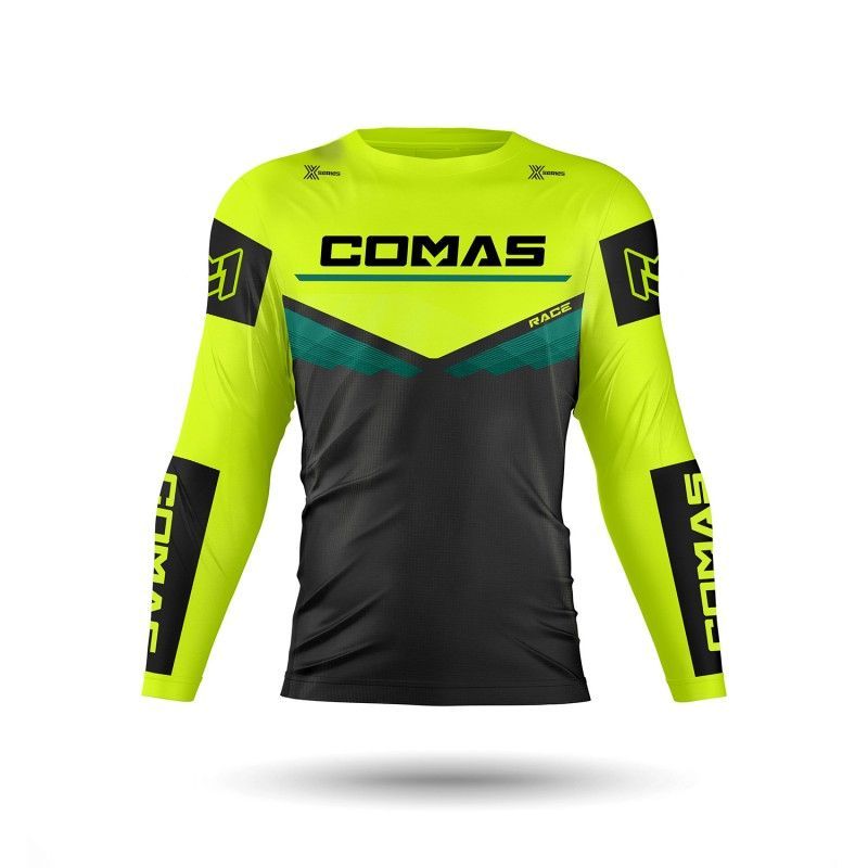 Camiseta Trial Comas Race Series Amarilla CM25-COJERSEYYL