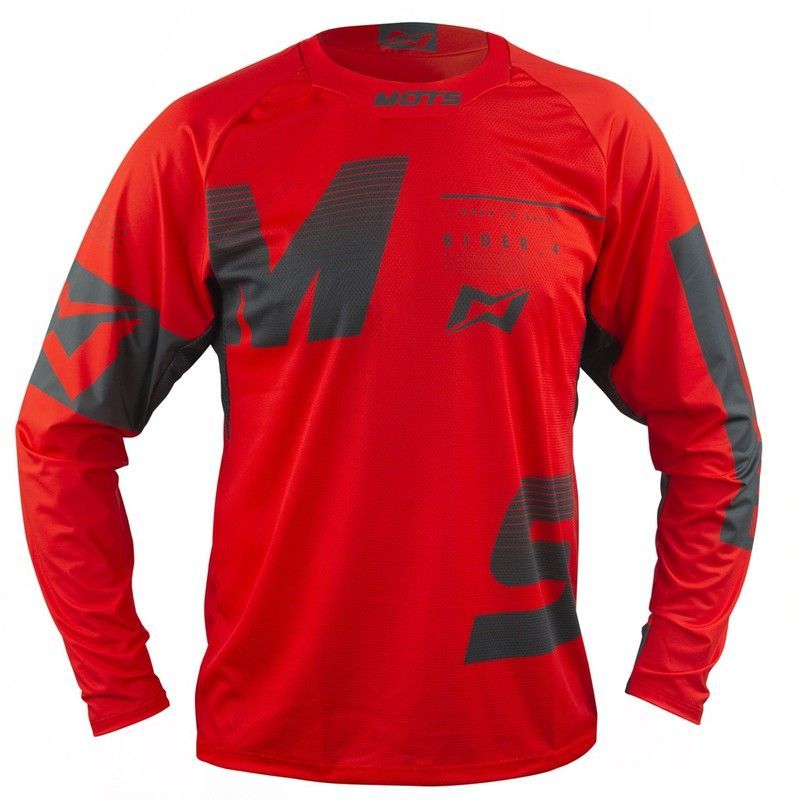 Camiseta Trial Mots RIDER4 Rojo