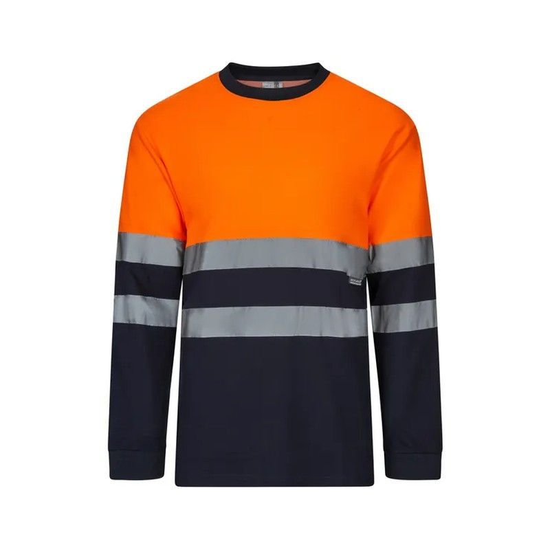 Camisetas bicolor de alta visibilidad en manga larga