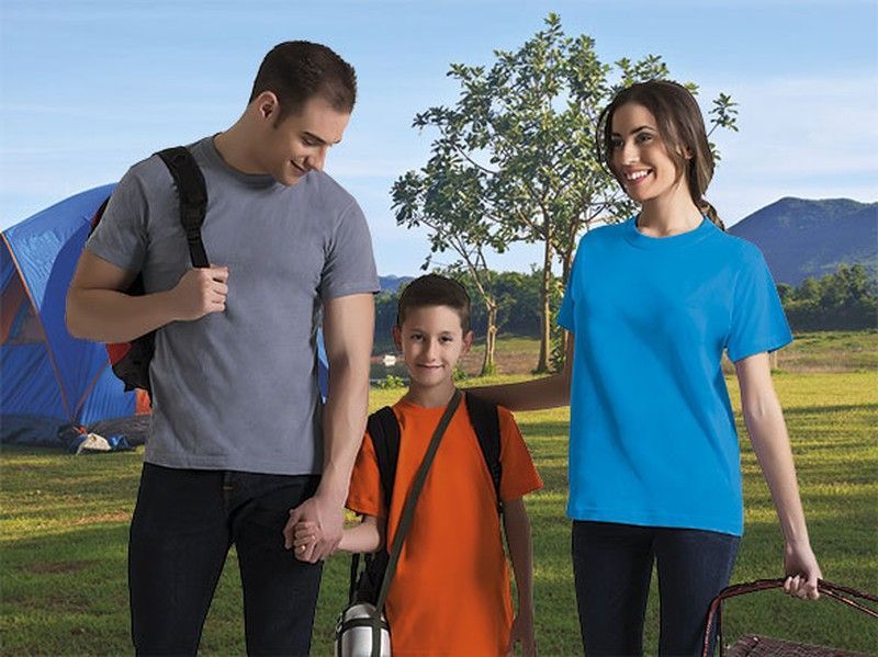 Camisetas de trabajo calidad EXTRA de algodón cuello redondo - RACING