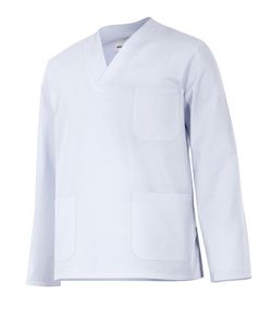 Camisola Pijama Manga Larga Blanco Referencia 588-7.
