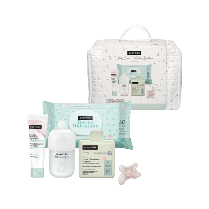 Canastilla Regalo Bebé Maleta Hospital con Cosmética y Chupete Zero.Zero