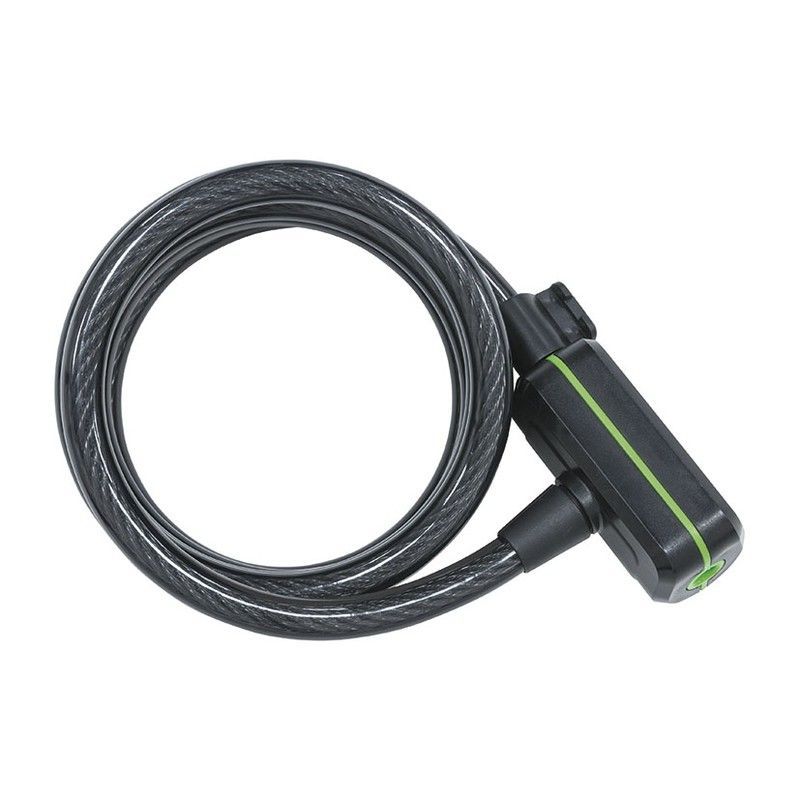 Candado bicicleta CITADEL Manhattan. Candado Cable Espiral Llave. 180 Cm.