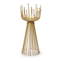 Candelabro Gold de metal en dorado, 14 x 14 x 33 cm