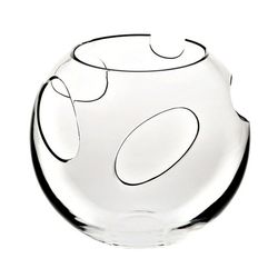 Candelero de Cristal Sculpture, Ø11x9cm